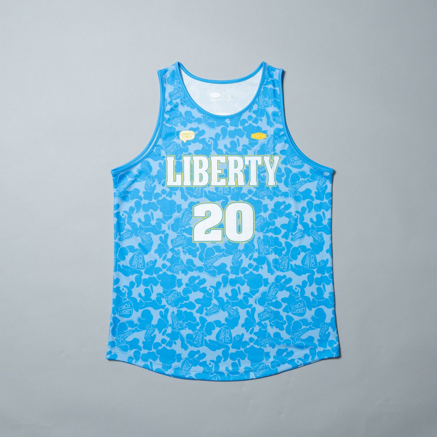 LIBERTY FORCE バスケットボールユニフォーム (CRATEコラボ / Lt BLUE)【受注生産】