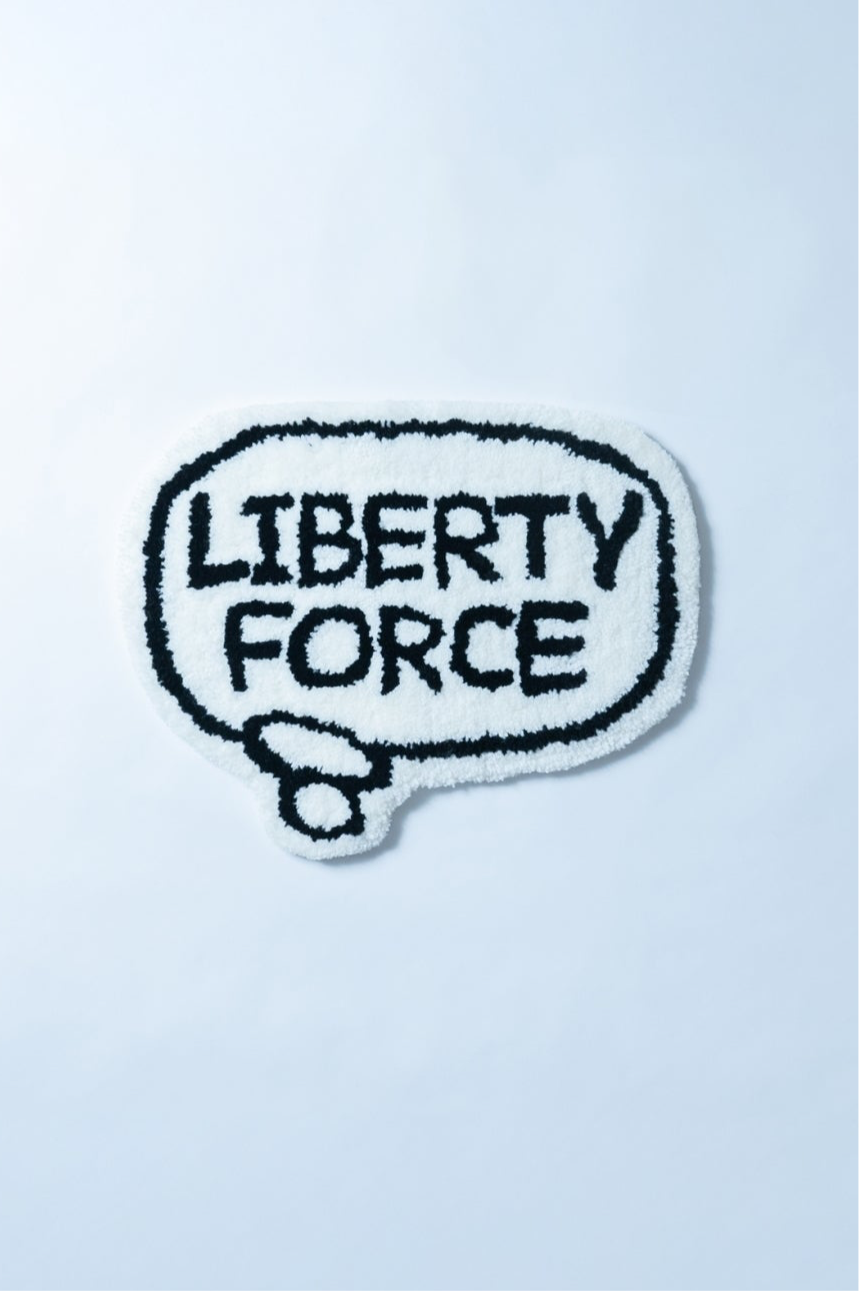 【受注生産】LIBERTY FORCE ロゴラグ – Sサイズ(36×46cm)