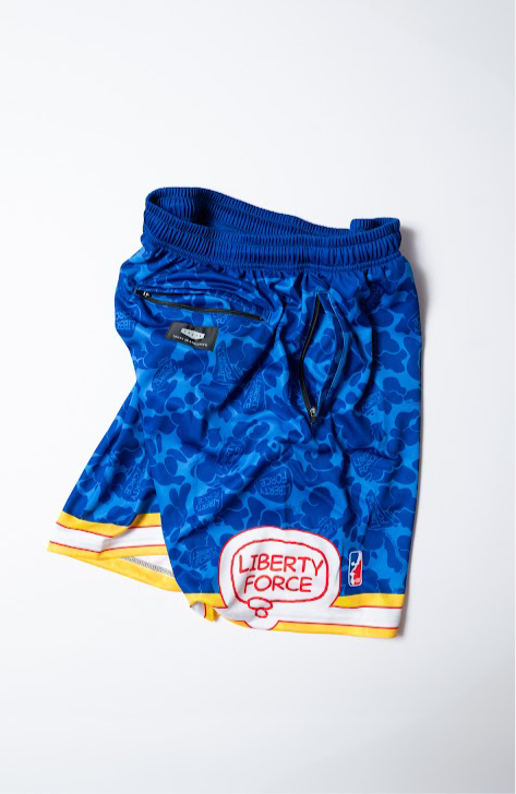 LIBERTY FORCE バスケットボールパンツ(CRATEコラボ/ORANGE・BLUE )【受注生産】