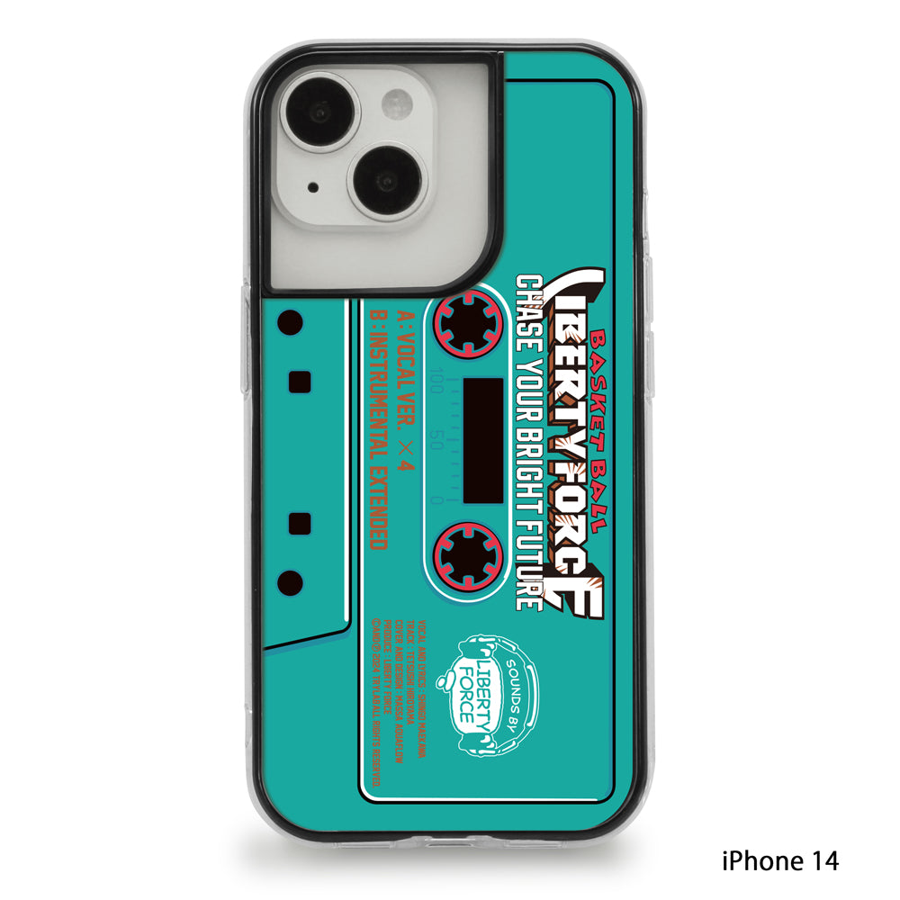 iPhone CASE (TURQUOISE BLUE) LIBERTY FORCE × zero gravity
