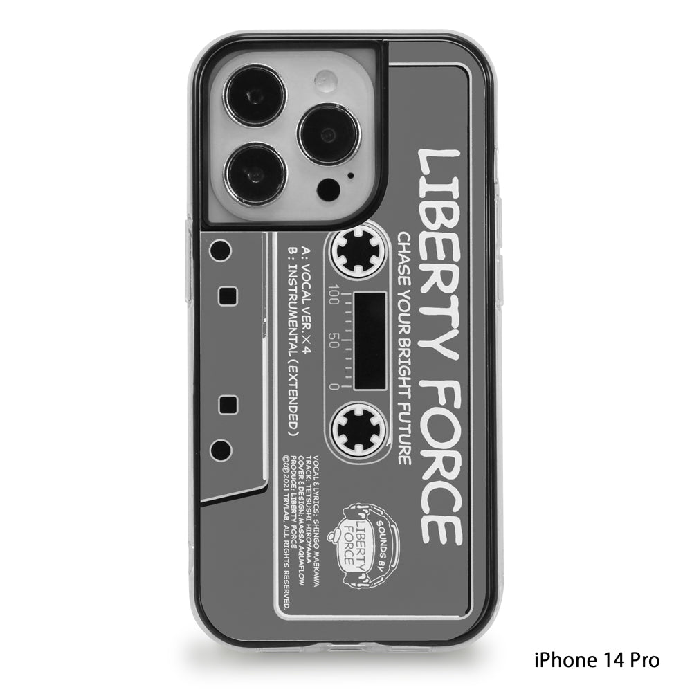 iPhone CASE (GRAY) LIBERTY FORCE × zero gravity
