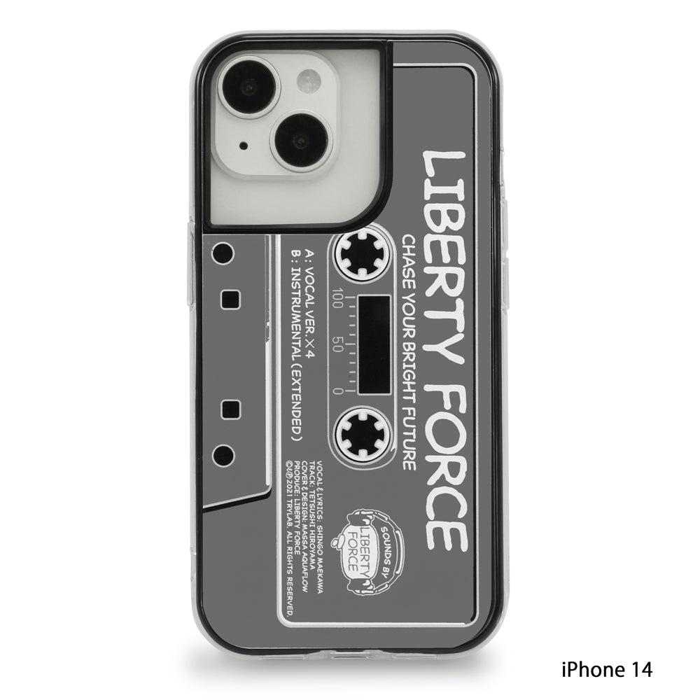 iPhone CASE (GRAY) LIBERTY FORCE × zero gravity