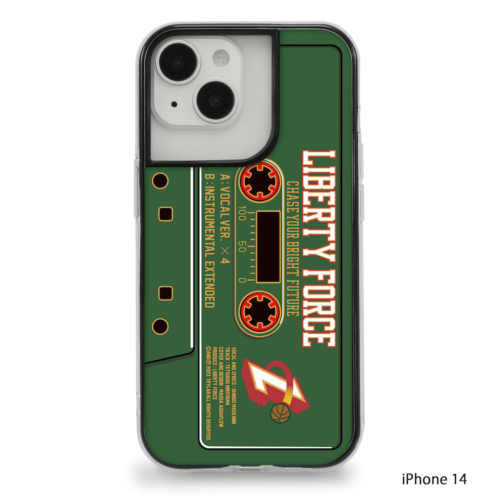 iPhone CASE (GREEN) LIBERTY FORCE × zero gravity