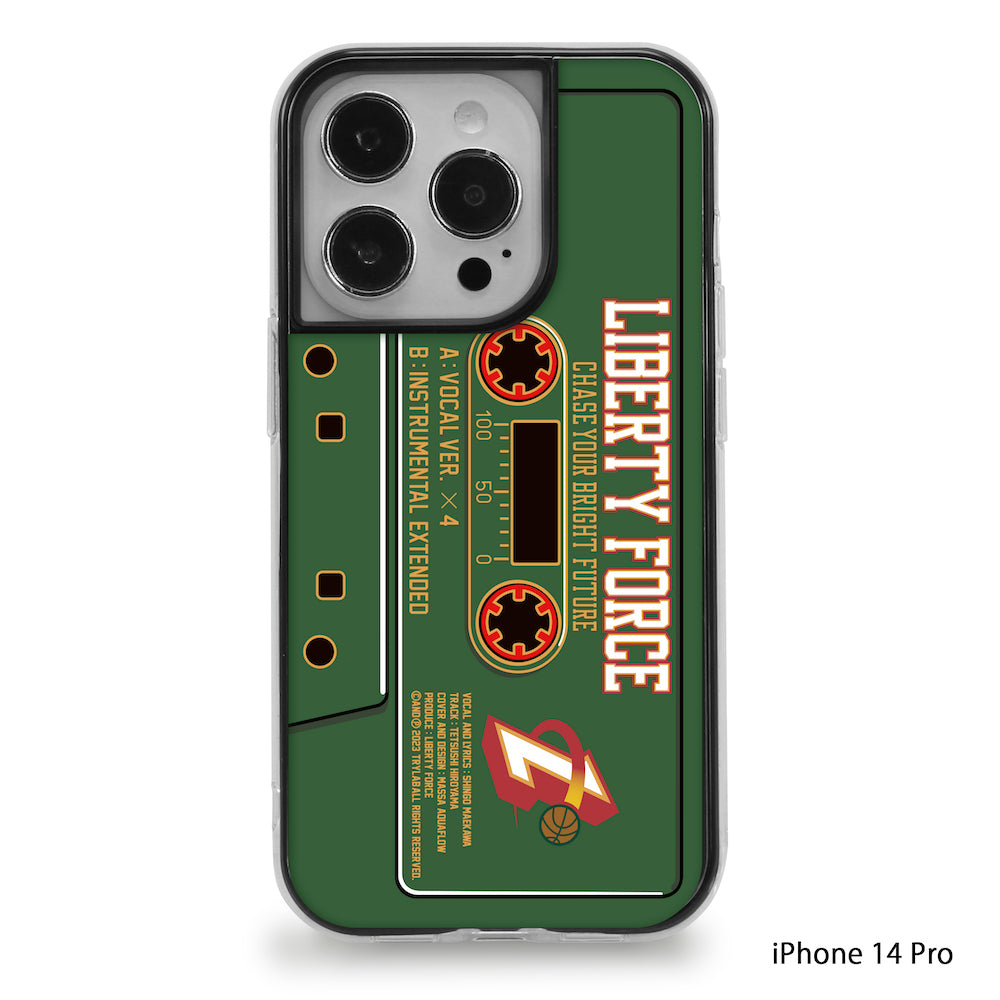 iPhone CASE (GREEN) LIBERTY FORCE × zero gravity