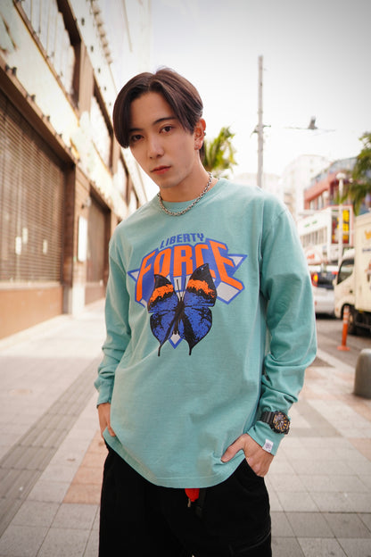 BUTTERFLY LONG SLEEVE T-SHIRT 【2/7までの限定販売】